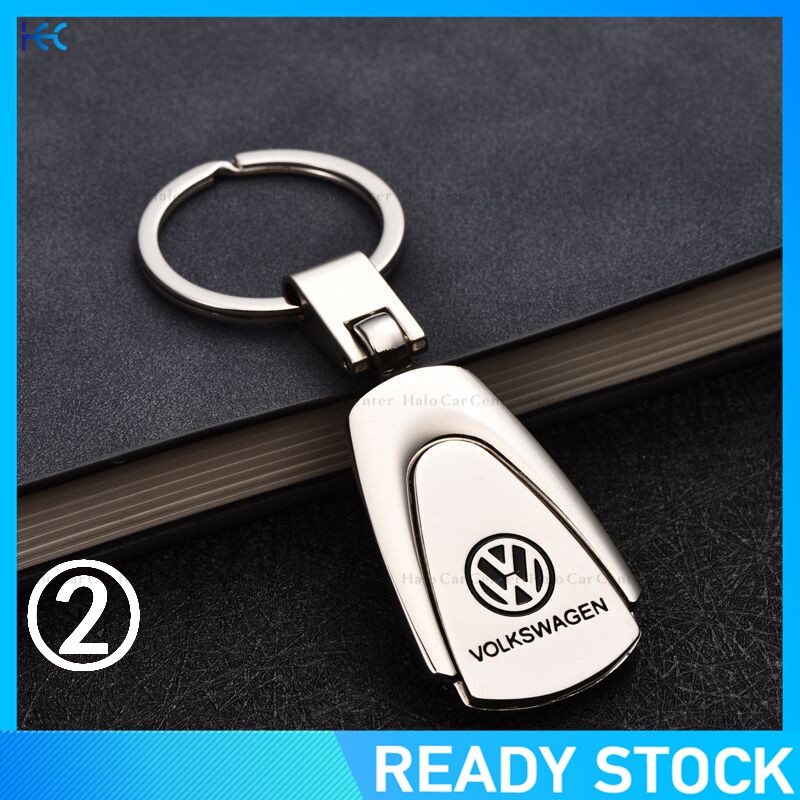 【Ready Stock】Alloy Metal Logo Motorcycle Keychain Car keychain SET for Volkswagen