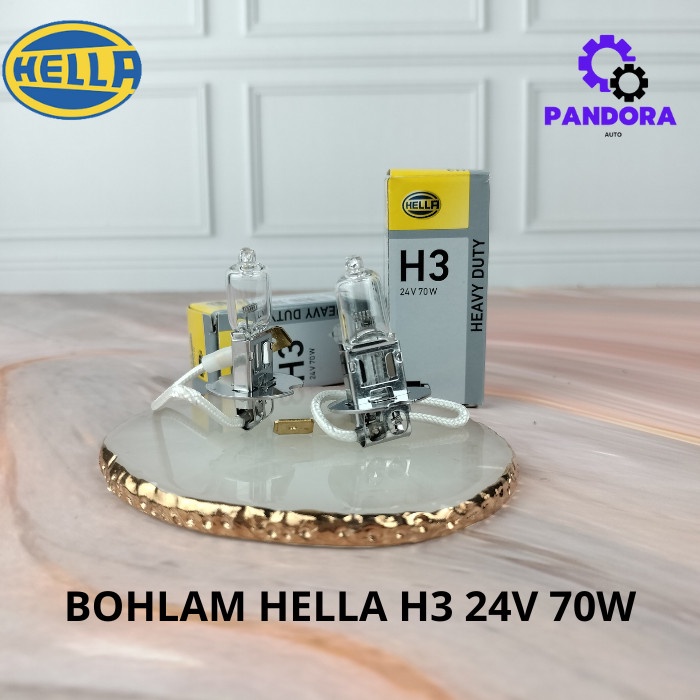 BOHLAM LAMPU HALOGEN HELLA H3 24V 70W