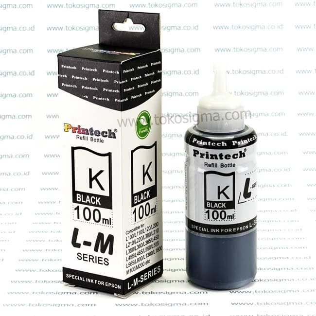 PRINTECH REFILL INK BLACK FOR EPSON L100 L200 L300..L800 M100 M200