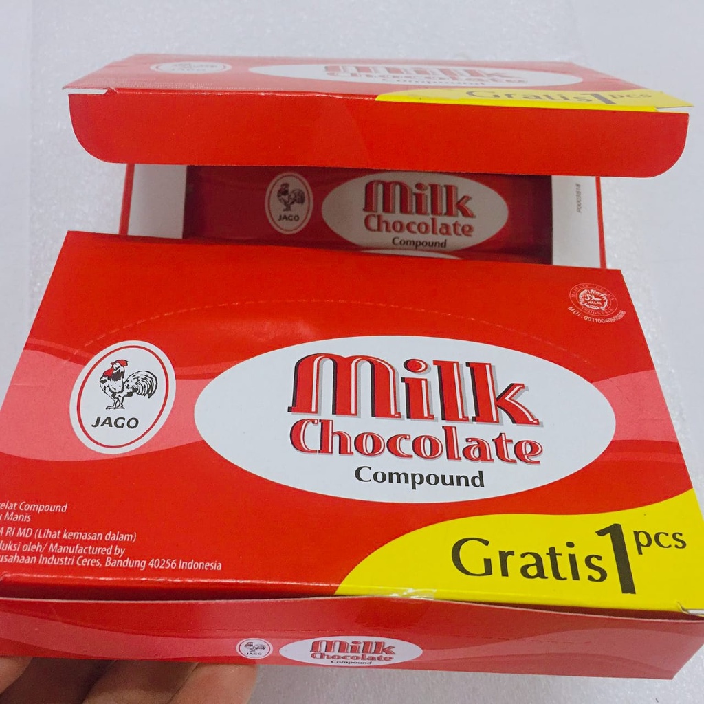 Cokelat Ayam Jago Milk Chocolate - Per Box (12 pc)