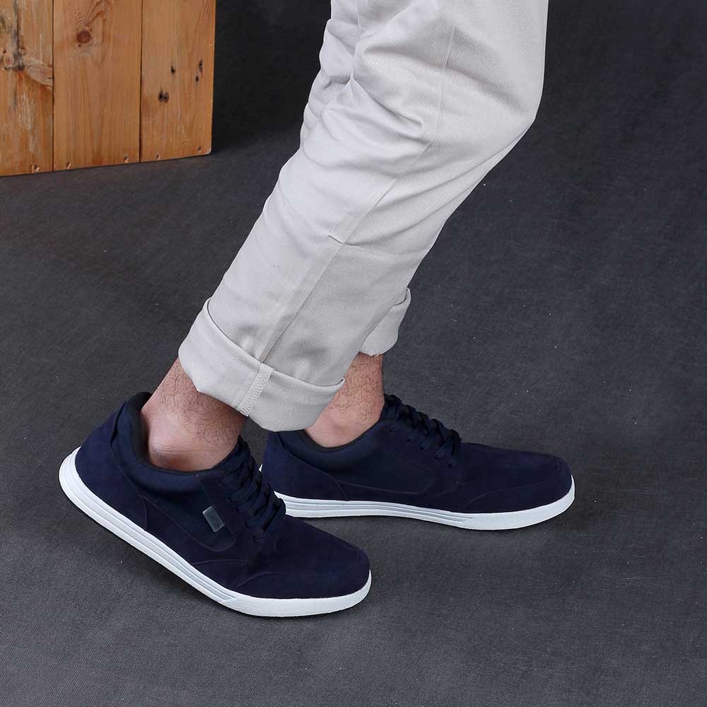 Justrue Sneaker Pria Original Sepatu Kasual Pria Biru 619