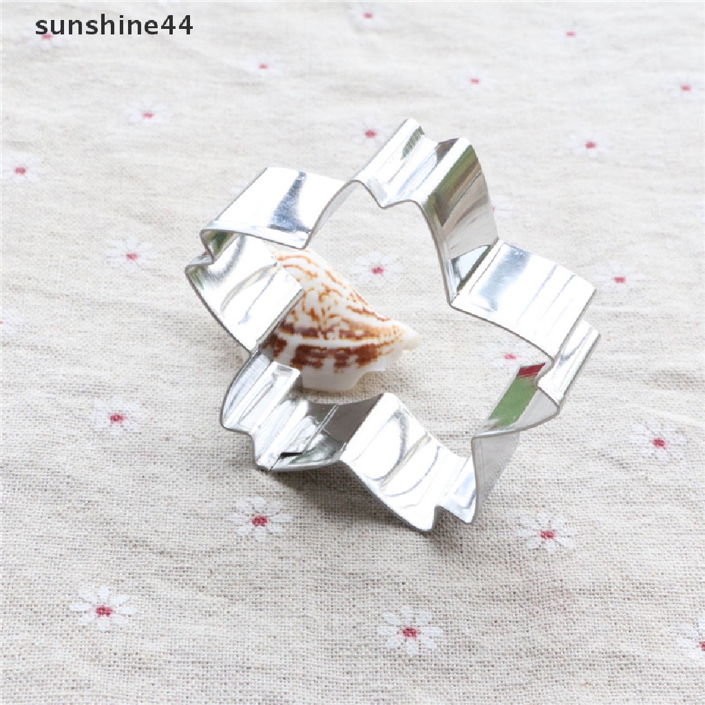 Sunshine Cetakan Kue / Biskuit Bentuk Bunga Sakura Bahan stainless steel