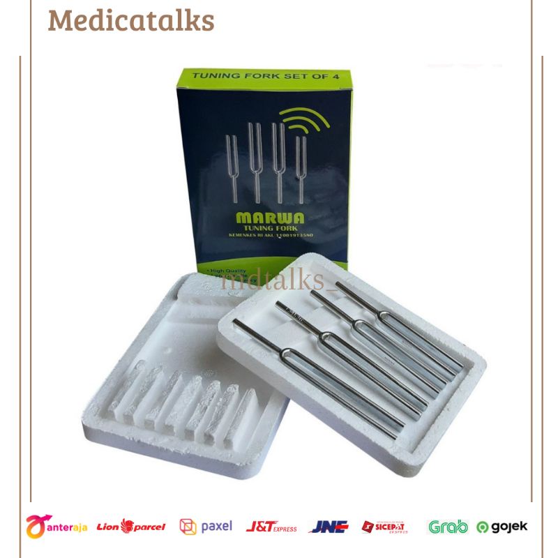 Garpu Tala Marwa set 4/MARWA Tuning Fork Set of 4 - Garpu Tala 288 HZ, 512 HZ, 426.6 HZ, 341.3 HZ