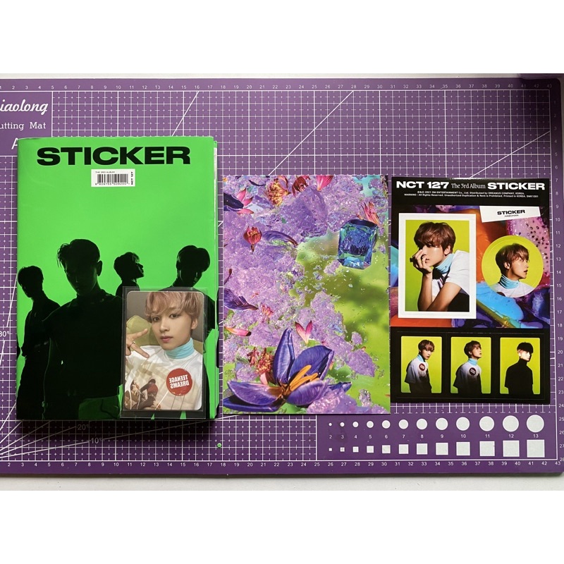 READY STOCK ALBUM OFFICIAL UNSEALED NCT 127 STICKER STICY VER PC PHOTOCARD HAECHAN SET WITH POSTER