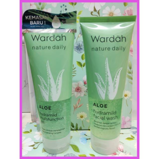 Wardah Aloe Hydramild Multifunction gel &amp; Facial Wash