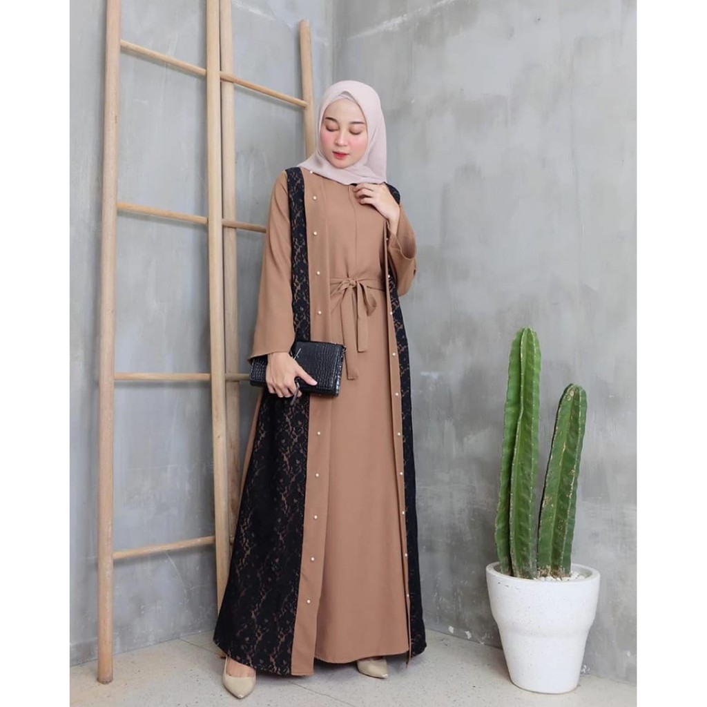 ADEERA CASUAL DRESS WANITA / DRESS BRUKAT / DRESS KEKINIAN