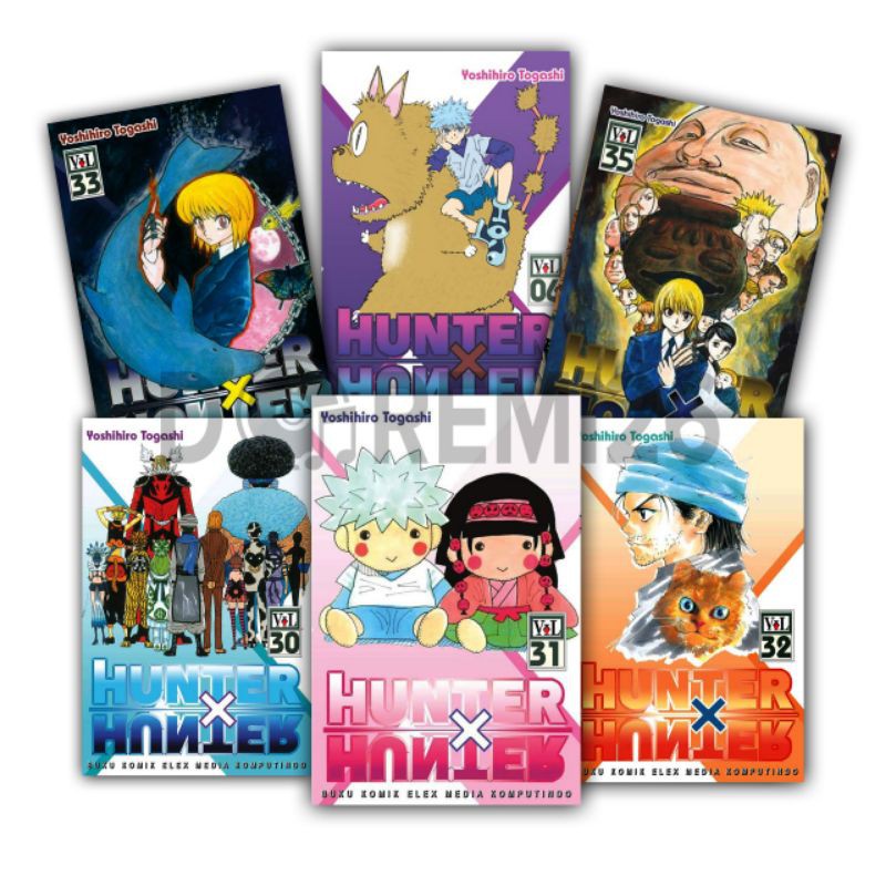 [BONUS GANTUNGAN & STIKER ANIME] Komik Hunter X HUNTER Original / Gon/ Killua/ Komik Jepang/ Komik M