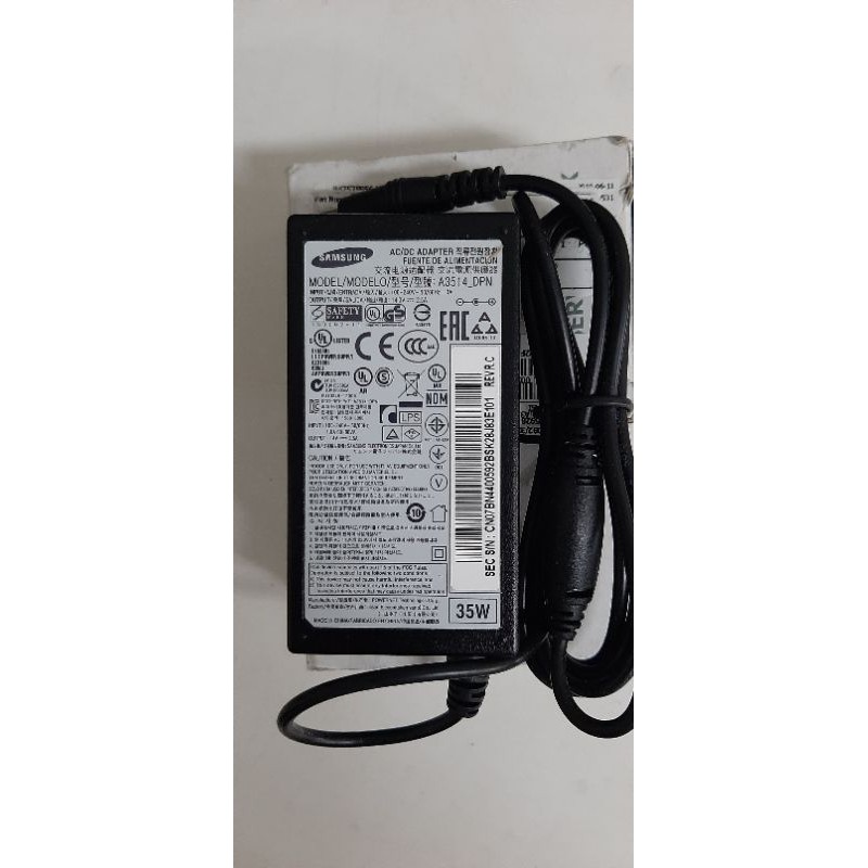 ADAPTOR ORIGINAL SAMSUNG FOR LED TV UA22F5000/MONITOR DC 14V/2.5A