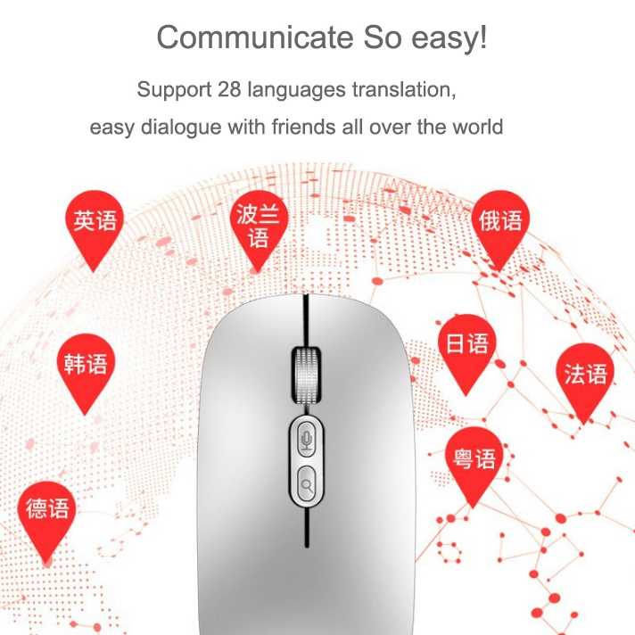 Smart AI Mouse Wireless with Translation Voice Function - M103