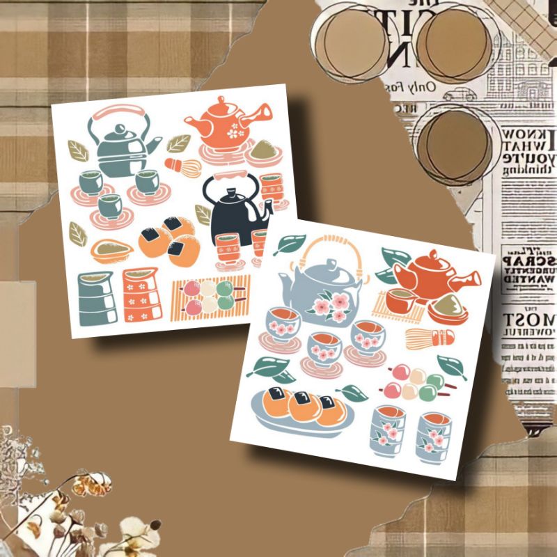 

[THELOVELLY] STIKER DEKORASI JOURNAL SCRAPBOOK AESTETIC/STIKER LUCU/ STIKER MURAH COD