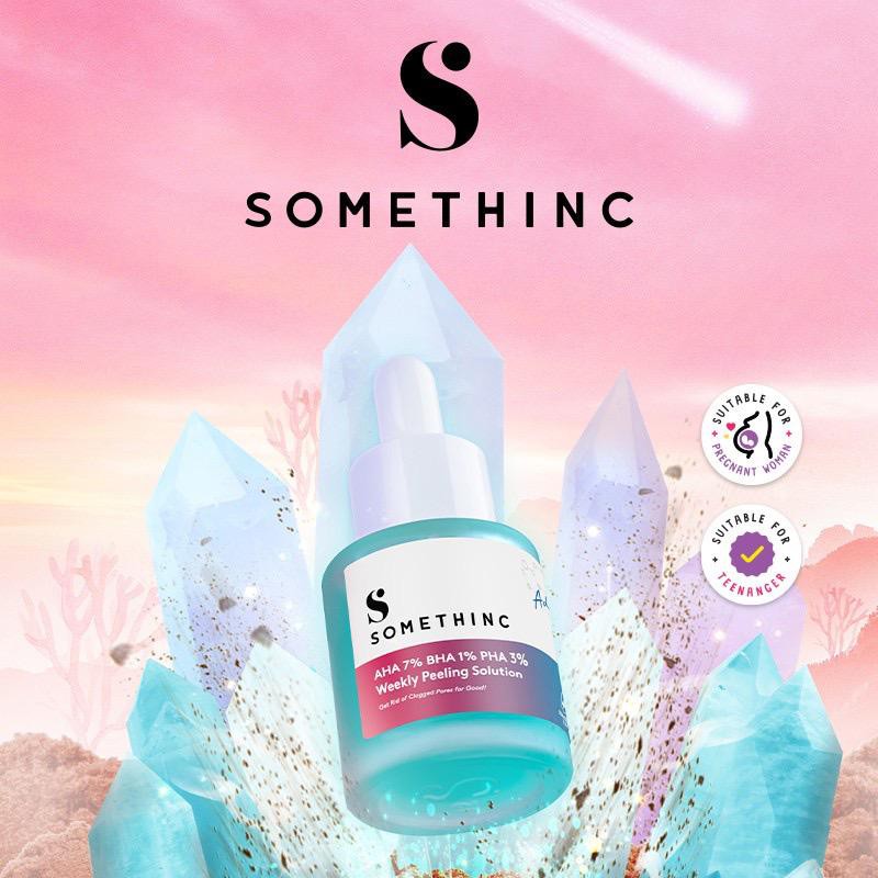 BPOM SOMETHINC AHA 7%, BHA 1%, PHA 3% Weekly Peeling Solution Serum Exfloating Somethinc