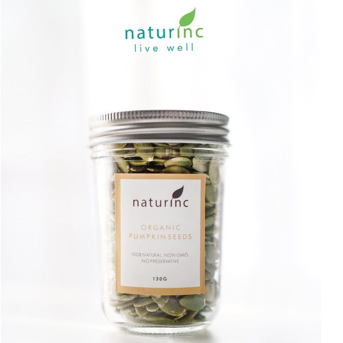 

Raw Organic Pumpkin Seed Mentah Fiber Magnesium 130 Gram