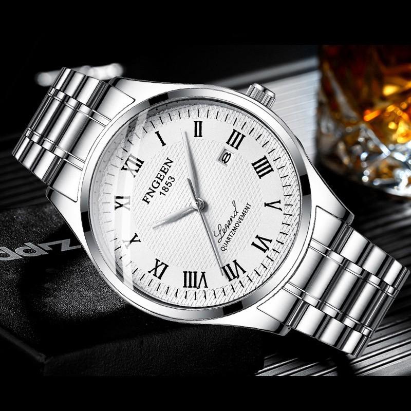 FNGEEN Hari Tanggal Jam Tangan Pria Anti Air Stainless FNGEEN Hari Tanggal Jam Tangan Pria Anti Air Stainless