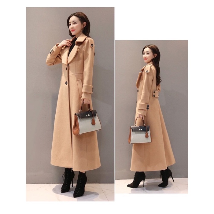 Coat Winter Korea Wanita Panjang Tebal untuk Musim Dingin