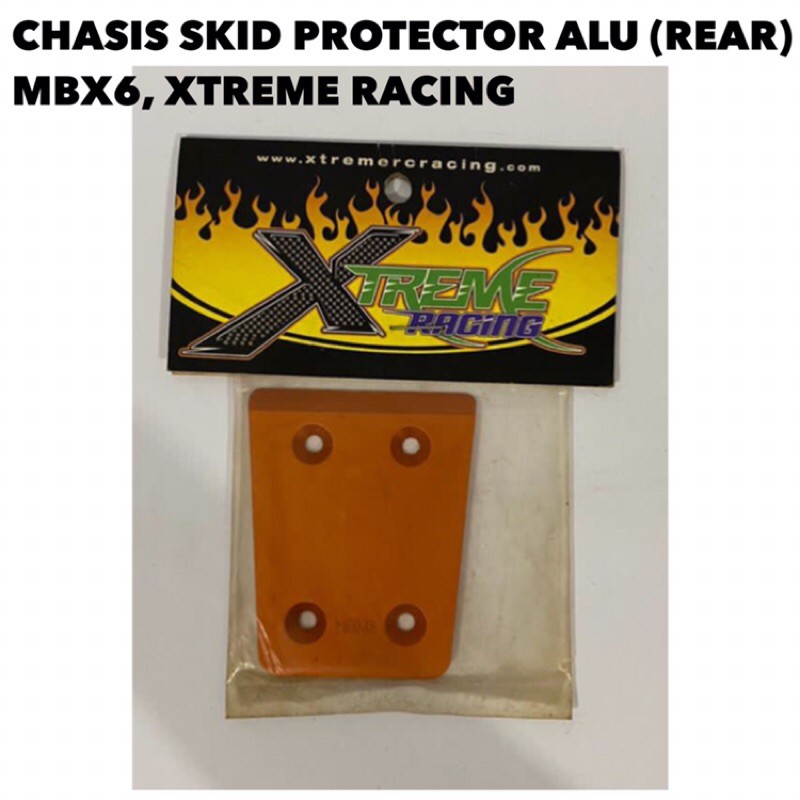 CHASIS SKID PROTECTOR ALU (REAR) MBX6 XTREME RACING