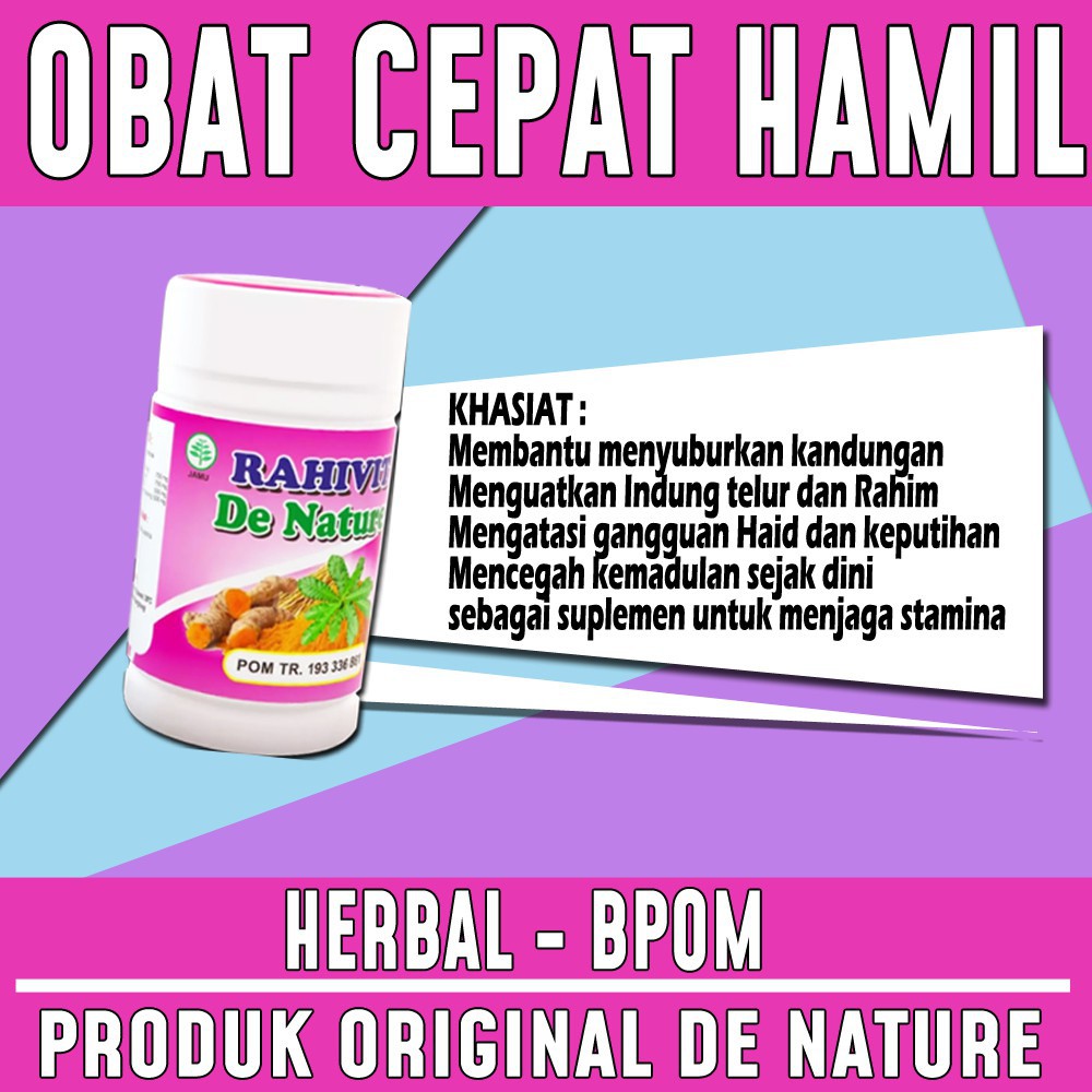 Obat Cepat Hamil Paket Promil Cepat Hamil Ampuh Penyubur Kandungan Istri Pil Herbal Terbaik Subur Ra