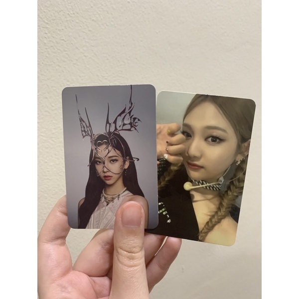 Photocard Aespa Savage pos ar clip selca ar Karina Ningning