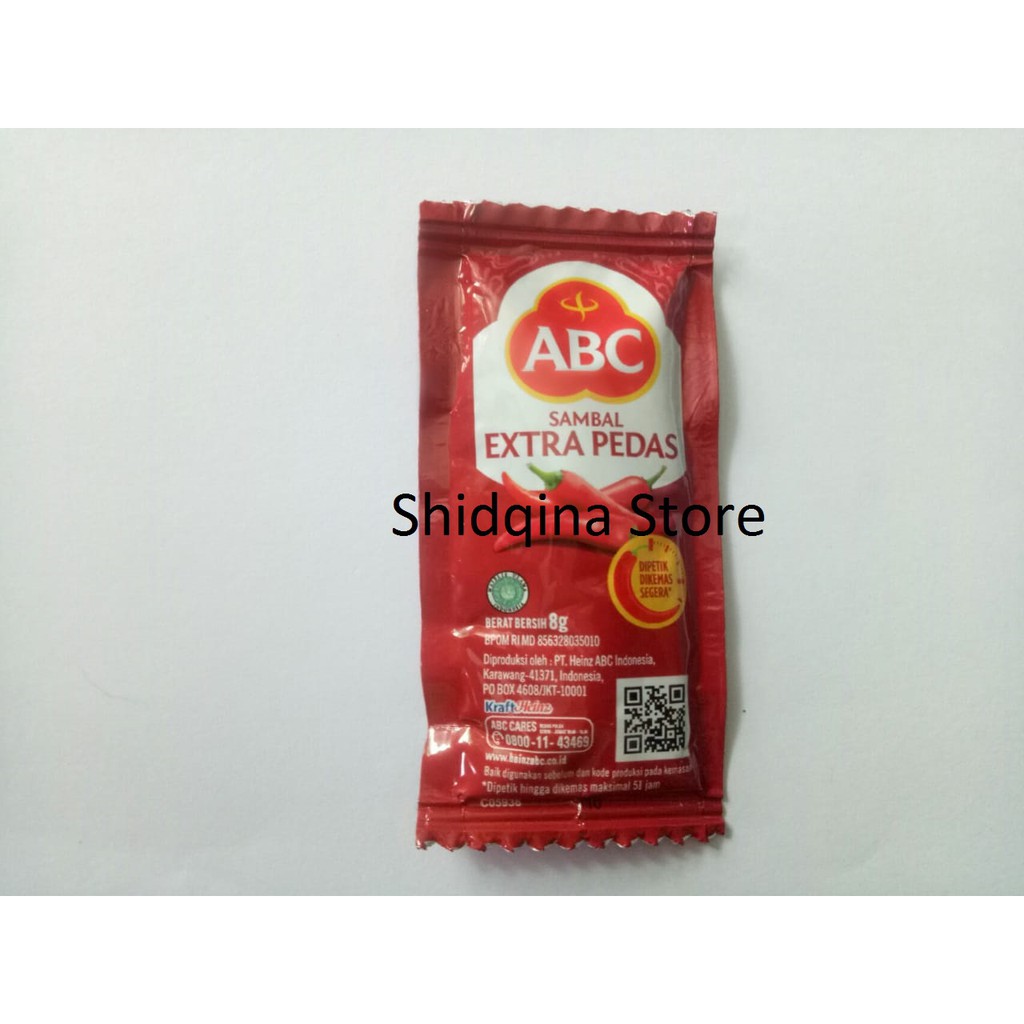 Jual Saus Abc Sachet Kecil Extra Pedas 8gram Shopee Indonesia