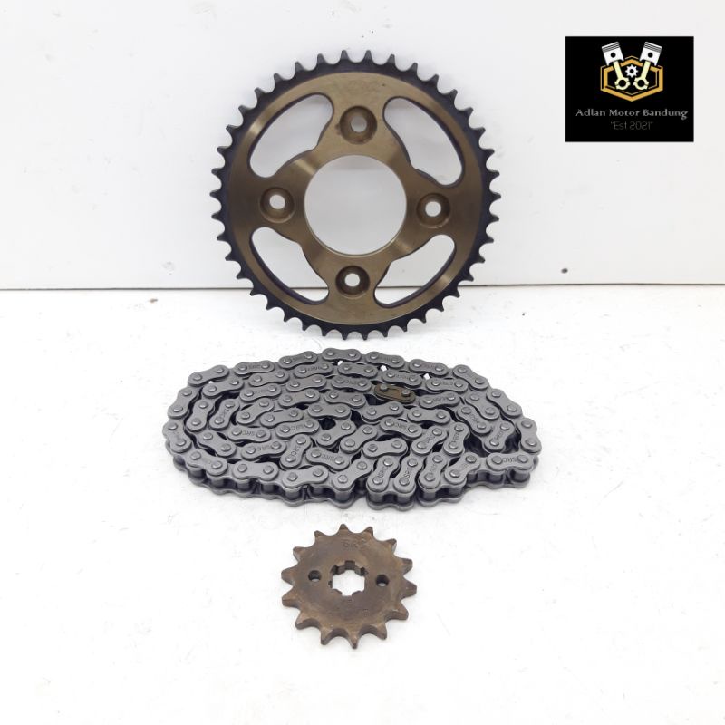 Gir Gear Ger Set Supra Fit - New-Pit-X Supra X 125 - FI Kharisma Revo Abs Blade-New- FI  Bahan Tebal