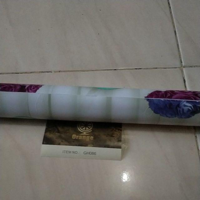 Wallpaper Dinding Bunga Bulat Ungu / Wallpaper Dinding Bunga 3d Ungu Ukuran 45cm×10m