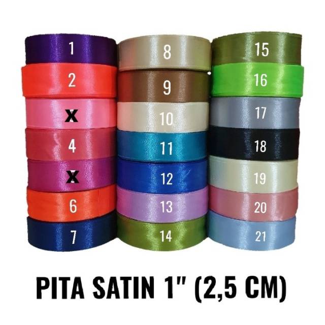

Pita Satin 1'/2.5cm