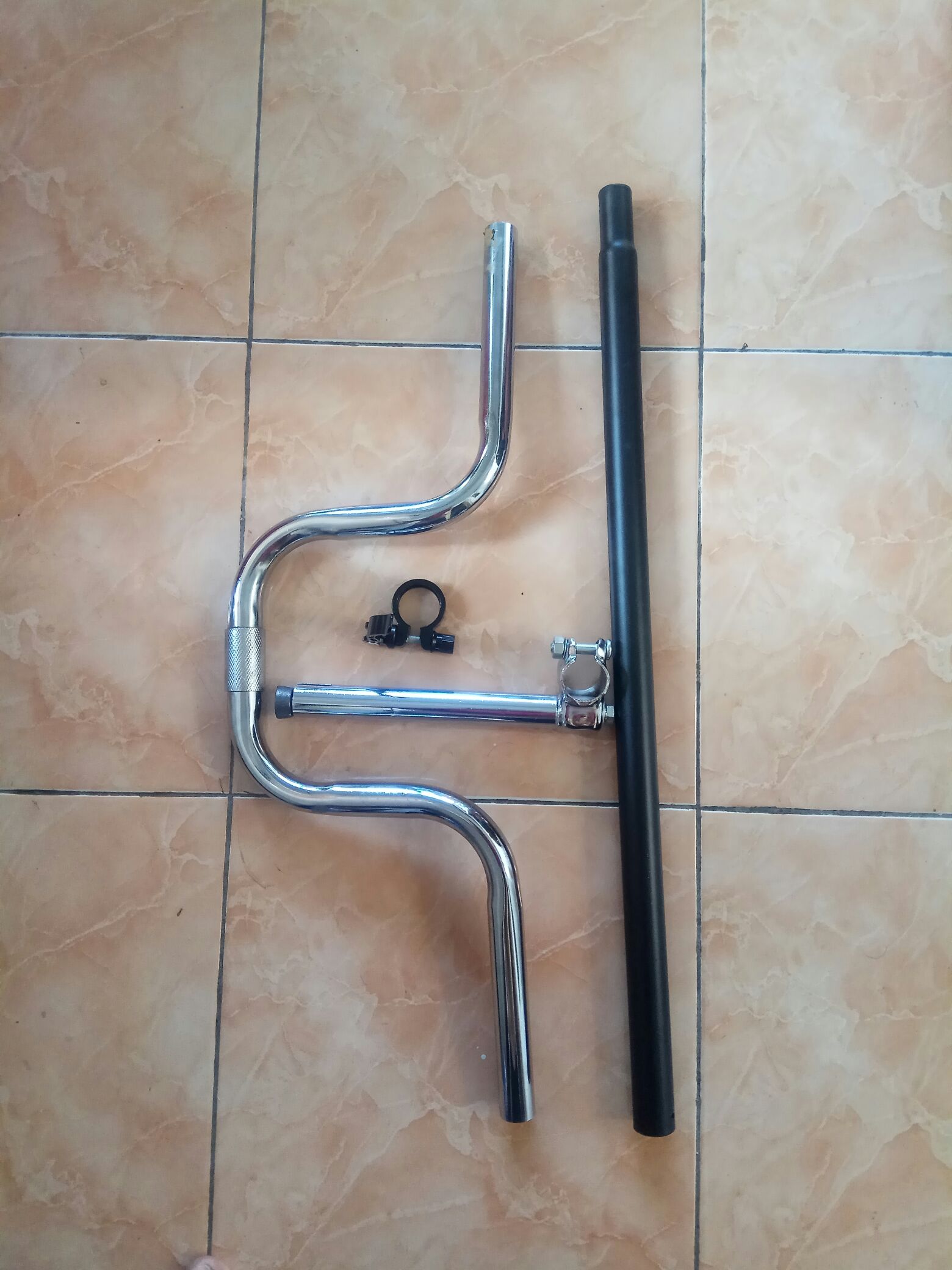 Stang Minion Satu Paket Stem Seatpos Dan Clamp Seatpos
