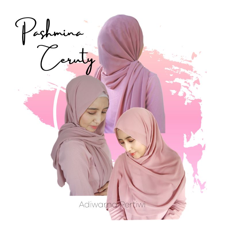 Hijab Pashmina Ceruty/Pashmina Ceruti Baby Doll/Pashmina Ceruti