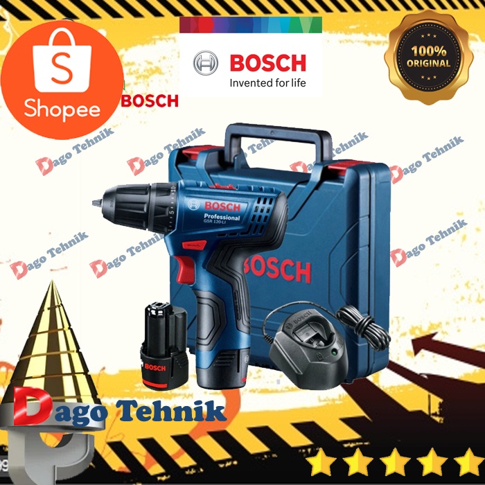 BOSCH GSR 120 Li 2 Baterai Mesin Bor Obeng GSR120-Li