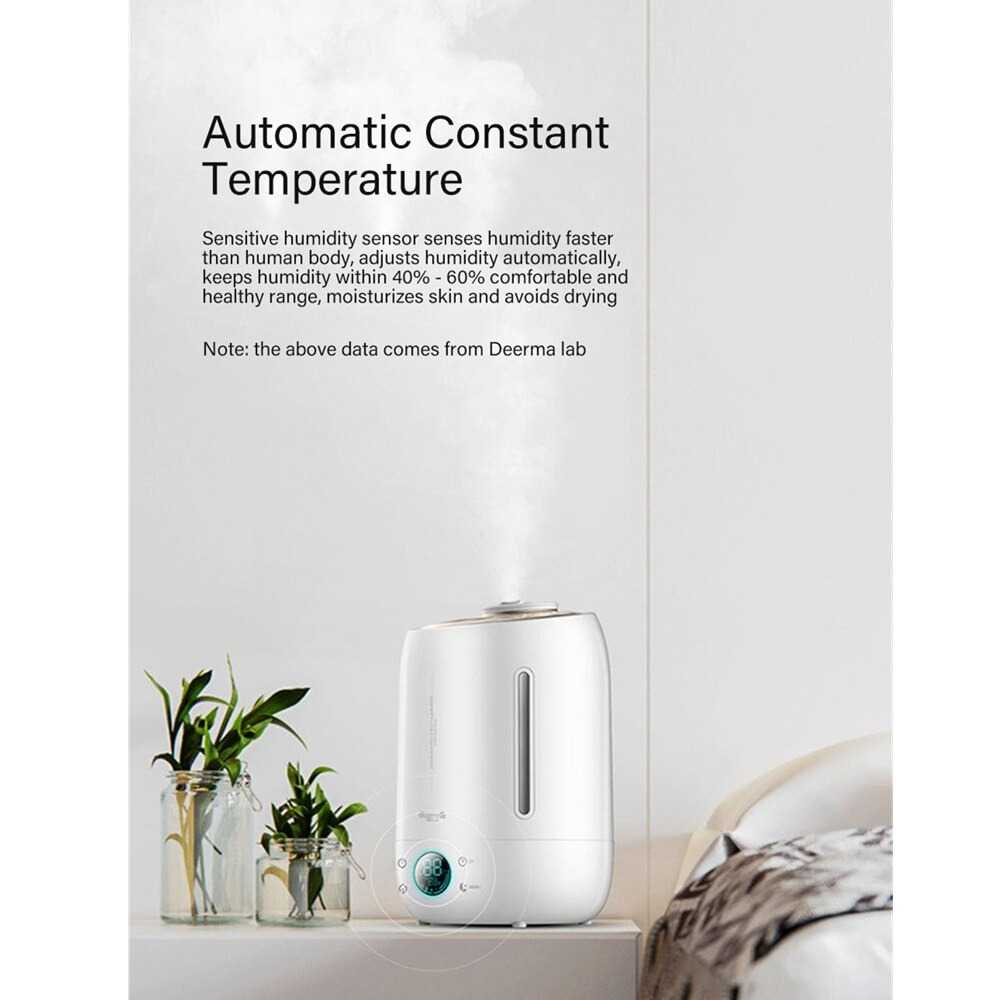 GS8 DEERMA Air Humidifier Ultrasonic 5L Touch Screen - DEM-F500