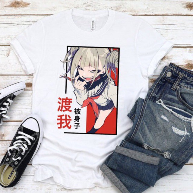 Tshirt Himiko Toga Villains Kawaii Anime Manga My Hero Academia