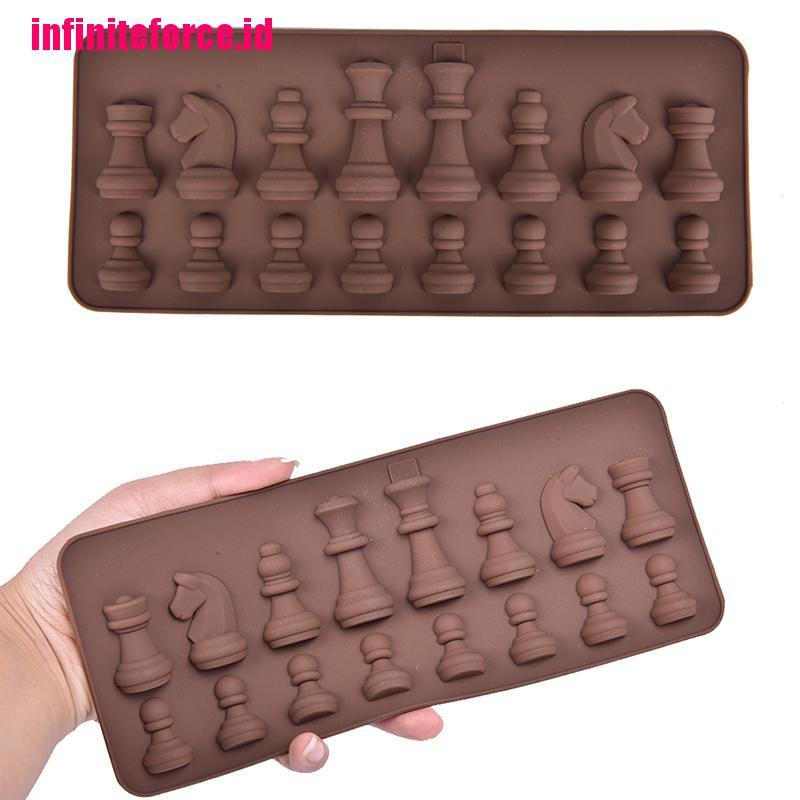 1PC New Chess Silicone Chocolate Molds DIY Cake Decorating Kitchen Cooking Tools