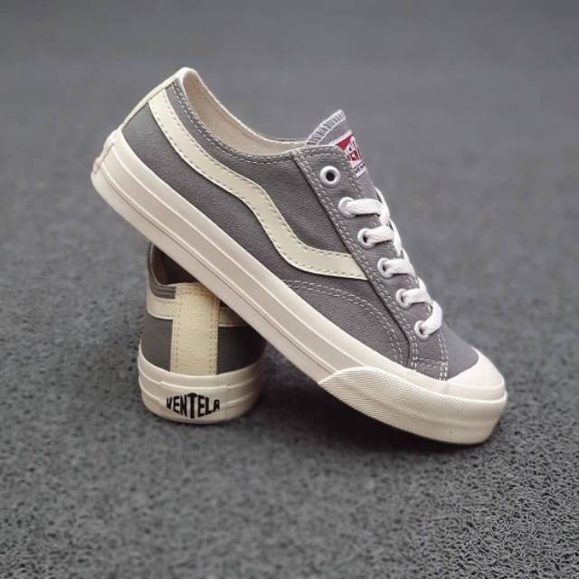 Sepatu Ventela Public Grey Low Original (Abu Abu)