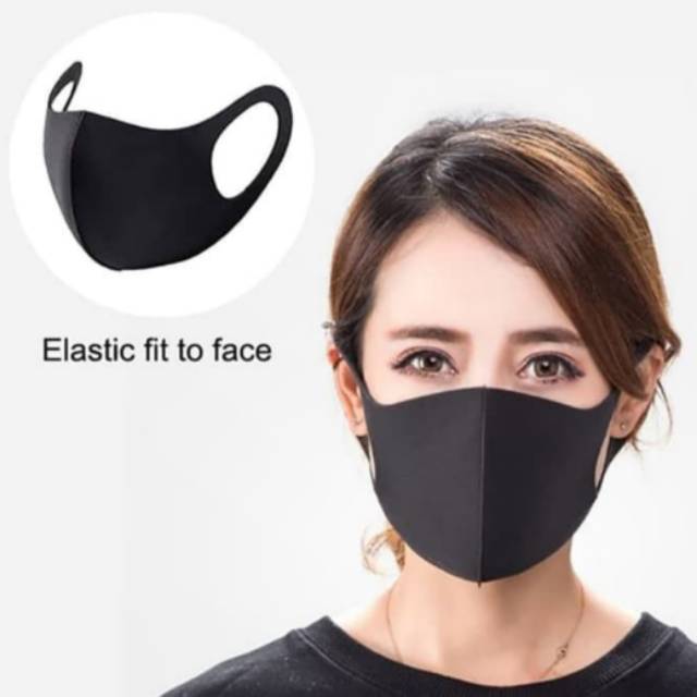 Masker Korea fashion bahan scuba