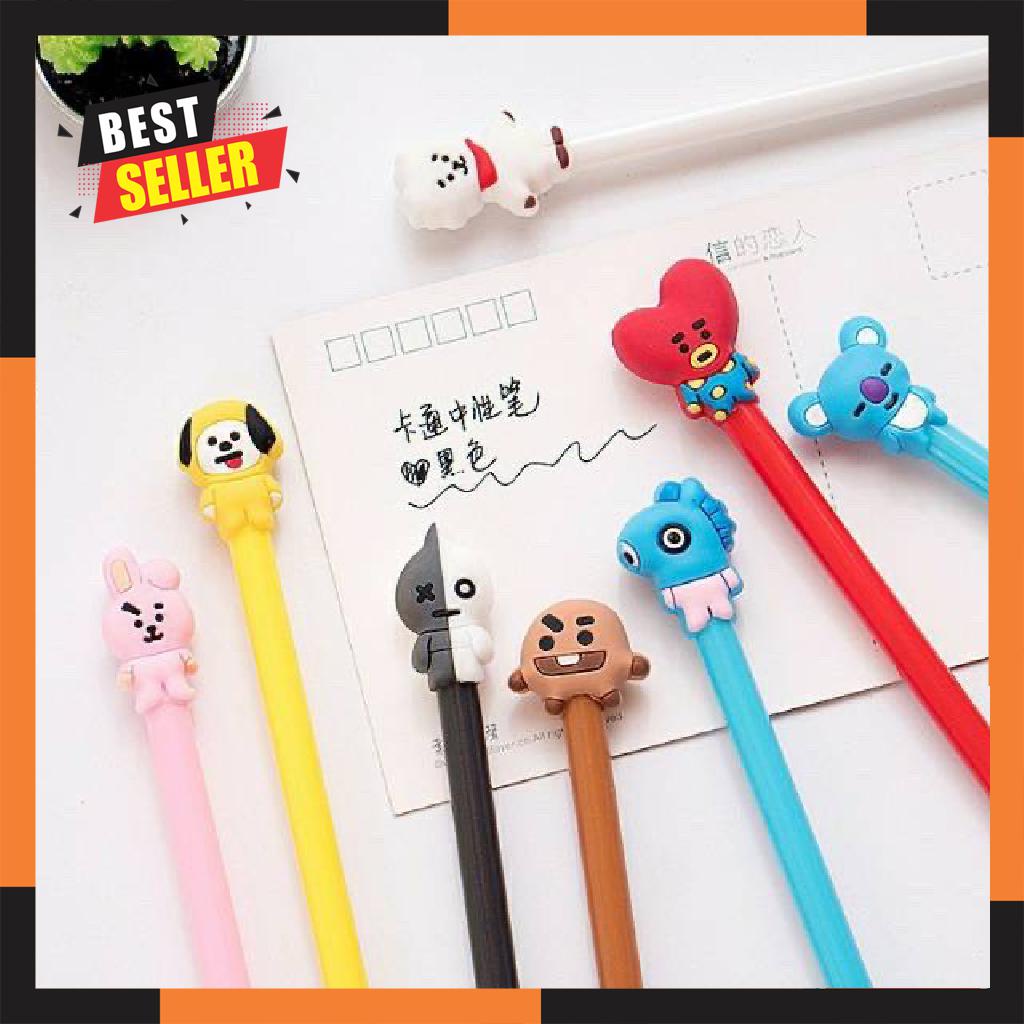 

Pulpen BTS Pulpen Cute Characters / Pulpen gel bts karakter /Alat Tulis