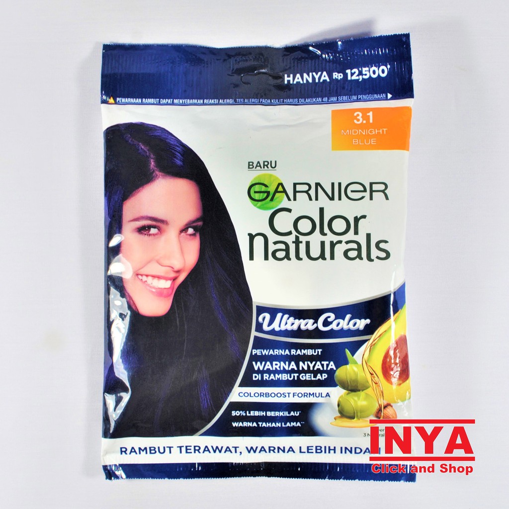 GARNIER COLOR NATURALS ULTRA COLOR 3.1 MOONLIGHT BLUE 30mlx30gr SACHET