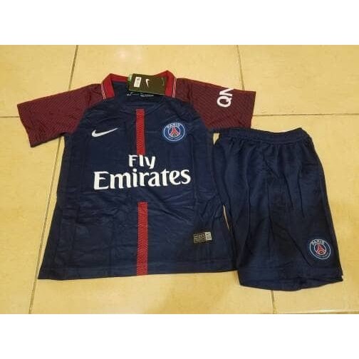 PREMIUM JERSEY PSG HOME KIDS ANAK 2017 2018 GRADE ORI LIMITED