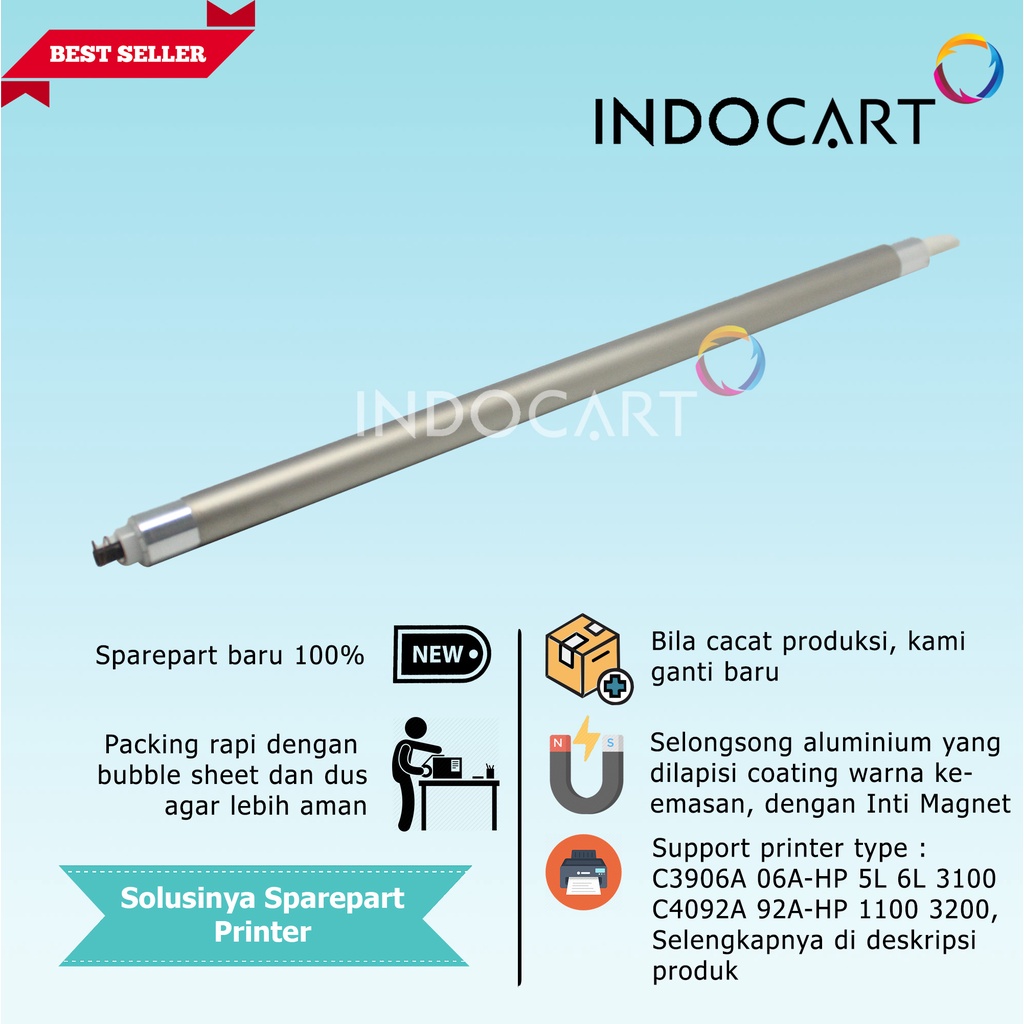 Magnet Roller Complete Perak 06A 92A 24A 15A 13A-AX HP 1200
