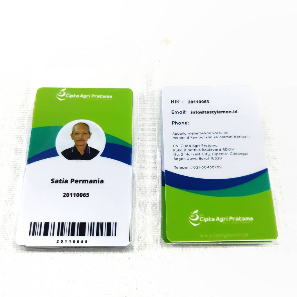 

Termurah ID Card PVC Custom 2 sisi