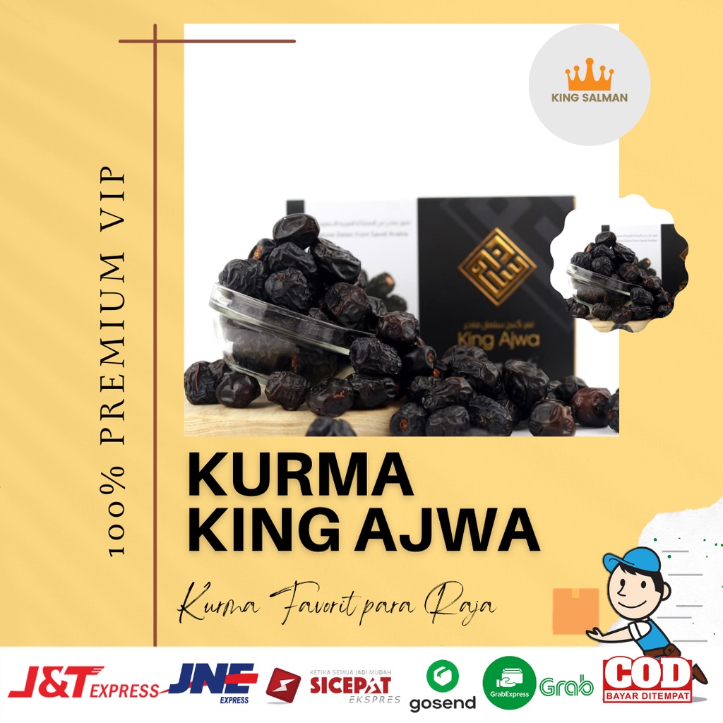 

KURMA KING AJWA PREMIUM DATES BY KING SALMAN