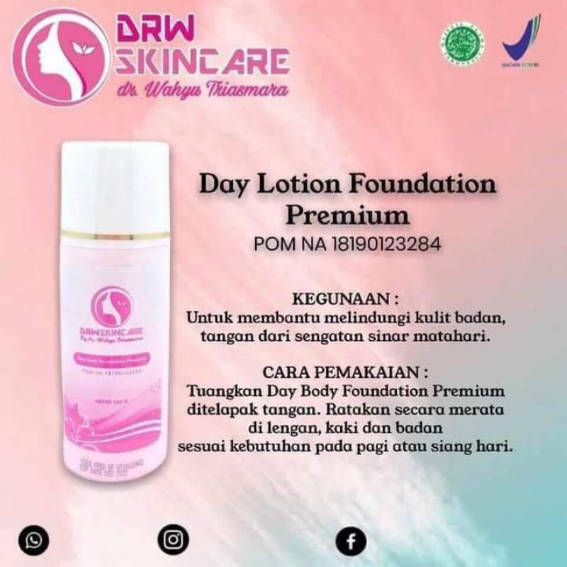 Handbody lotion nigt & handbody foundation Drw skincare
