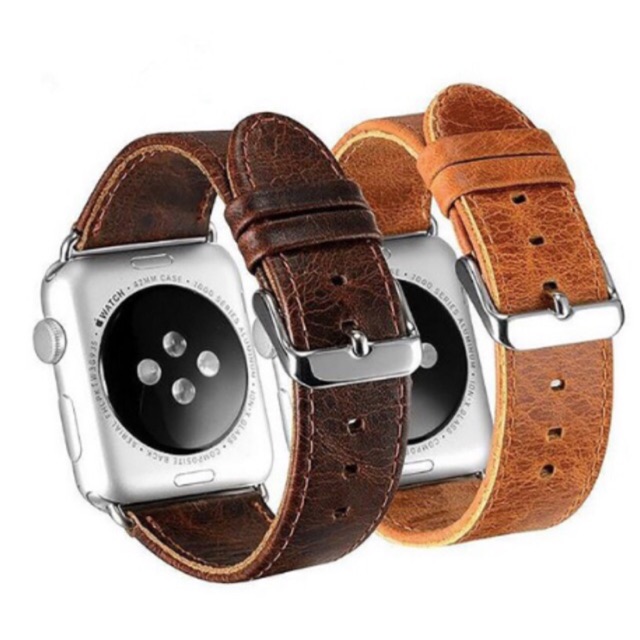 STRAP KULIT ASLI genuine leather Apple Watch 38/40/41 42/44/45