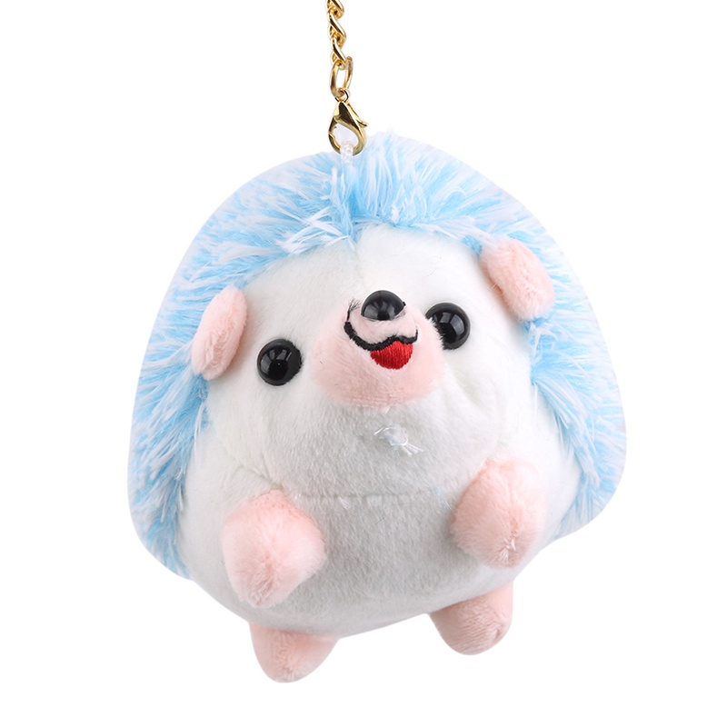 1pc Gantungan Kunci Bentuk Landak Bahan Plush