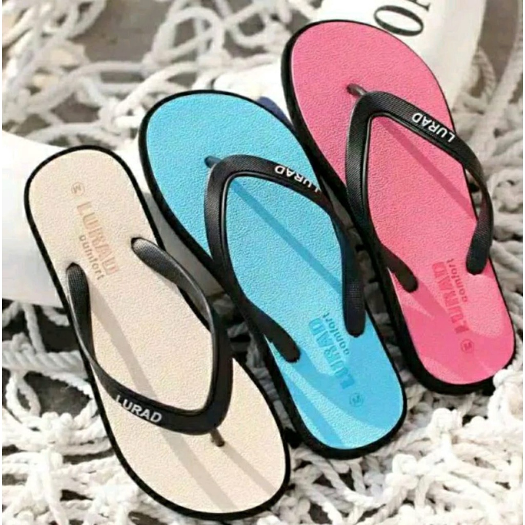 Sandal jepit Pria Motif LURAD