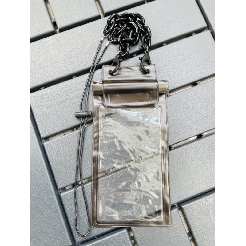 phone bag waterproof / pouch handphone anti air / pouch waterproof with chain
