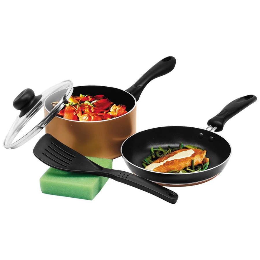 MAXIM Wajan Panci Set Teflon Anti Lengket Venice 5 pcs Set - 11905