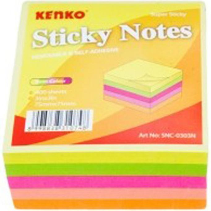 

Promo Awal tahun KENKO Sticky Notes Cube SNC-0303N Big Sale