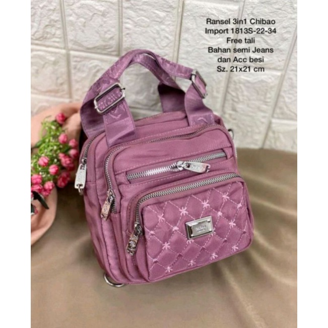 PROMO!!! TAS WANITA CHIBAO IMPORT TERBARU/TAS CHIBAO 3IN1 ORIGINAL