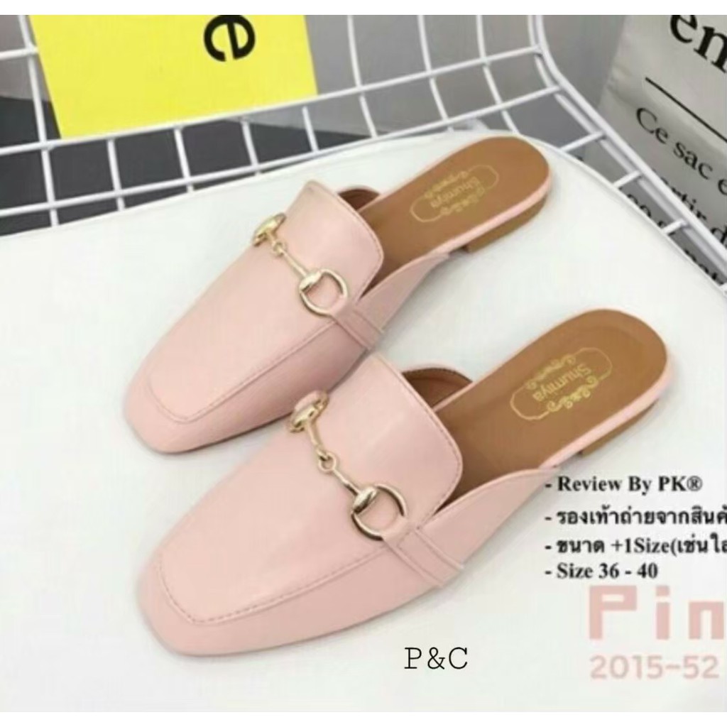 SEPATU/SANDAL WANITA TERBARU 2020 - AESTHETIC ( FLATSHOES ) ( GUCCI ) - BY TASOGARE