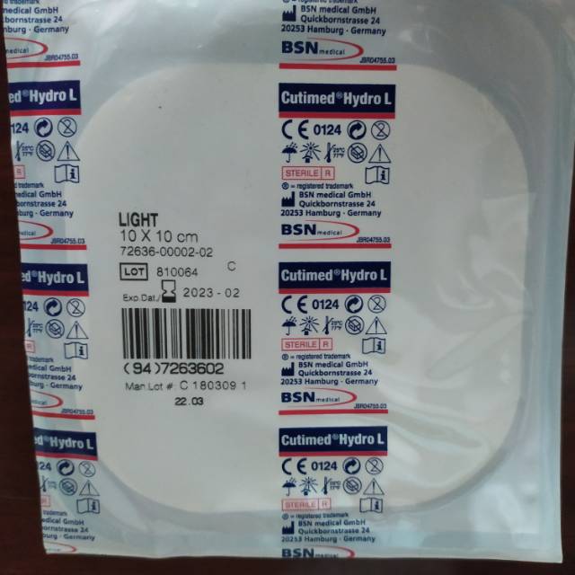 Cutimed Hydro L promo Hydrocoloid