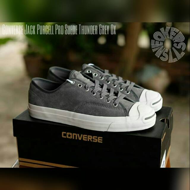 Converse Jack Purcell Pro Suede Thunder Grey Ox